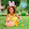 abeec 12 Easter Fillable Plastic Eggs -Pastel Coloured Easter Egg