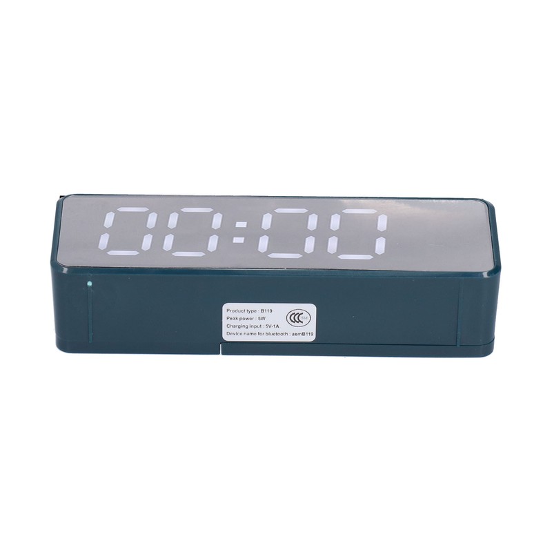 EG-010 Bluetooth Clock Speaker with LED Mirror Portable Drop Proof