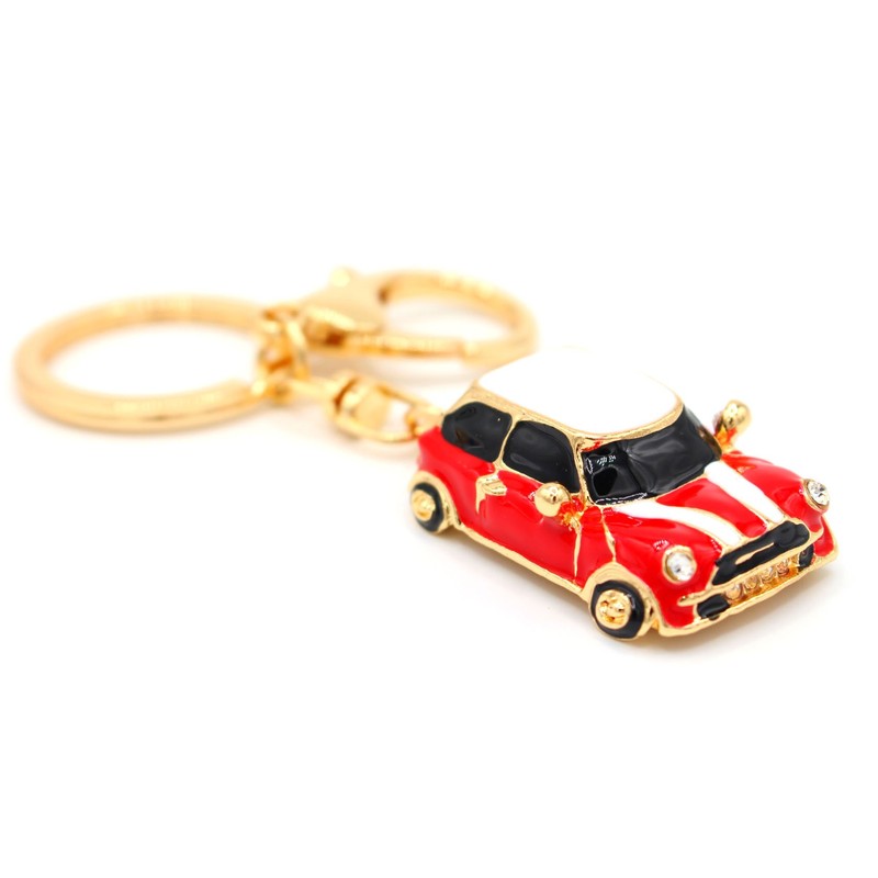 VmG-Store Mini Keyring Cooper Cult Car Metal Gift for Fans,