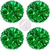 PUZINE 4 Pack 13" Cheerleading Metallic Foil & Plastic Ring