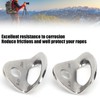 2Pcs Climbing Hangers Stainless Steel Durable Sturdy Smooth Convenient Rock