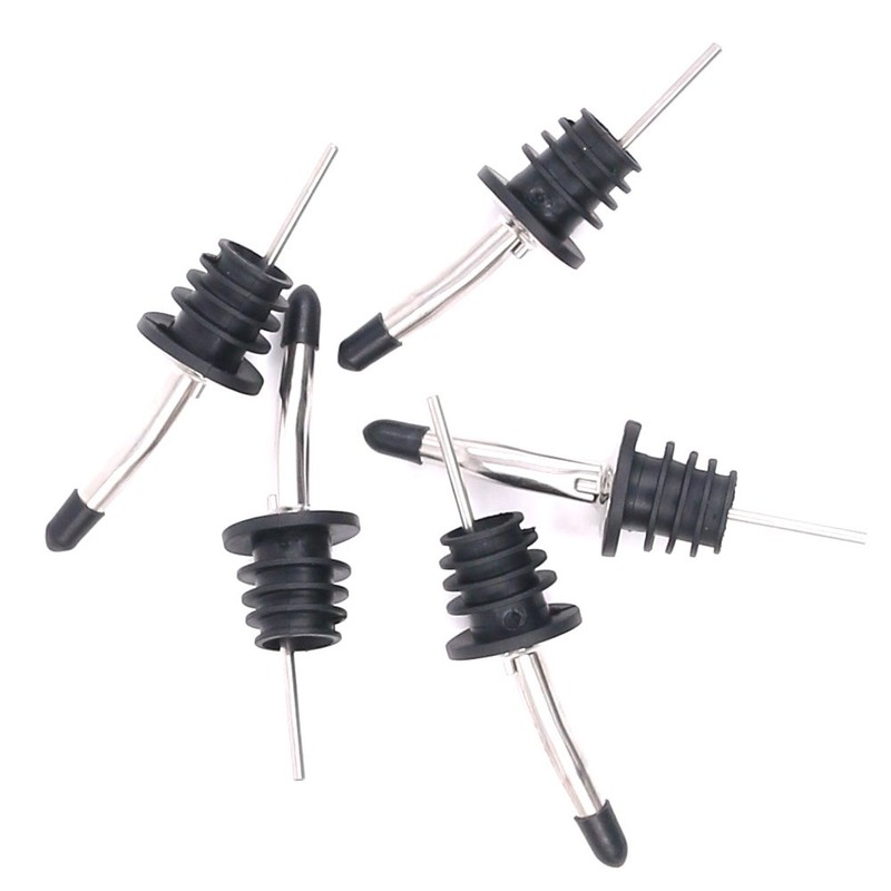 Swpeet 15 Pcs Stainless Steel Liquor Bottle Speed Pourers Tapered