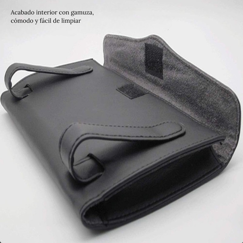 Timotech Soporte de Pañuelos para Auto de Cuero, Caja Parasol,