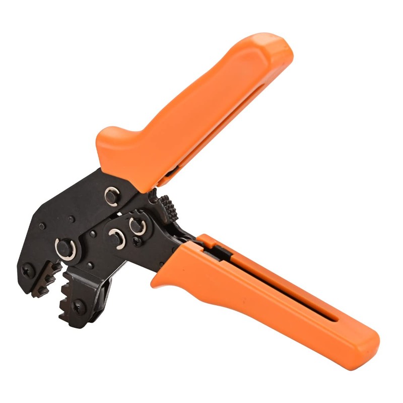 Heschen Mini Ratchet Crimper Plier, SN-48B, Non-Insulated Terminals Crimping Tools,