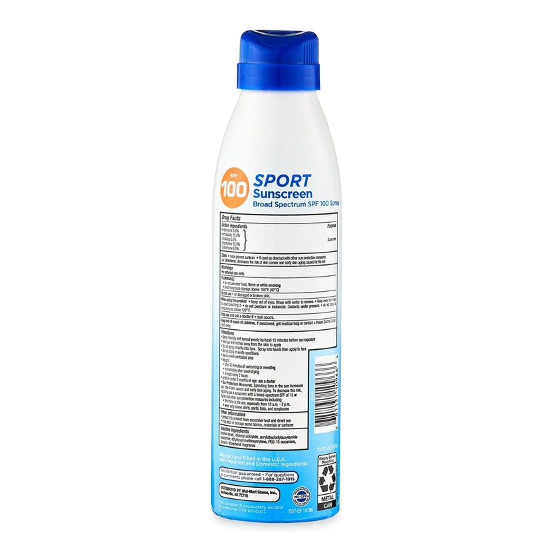 Equate Sport Broad Spectrum Sunscreen Lotion, SPF 100, 5.5 oz