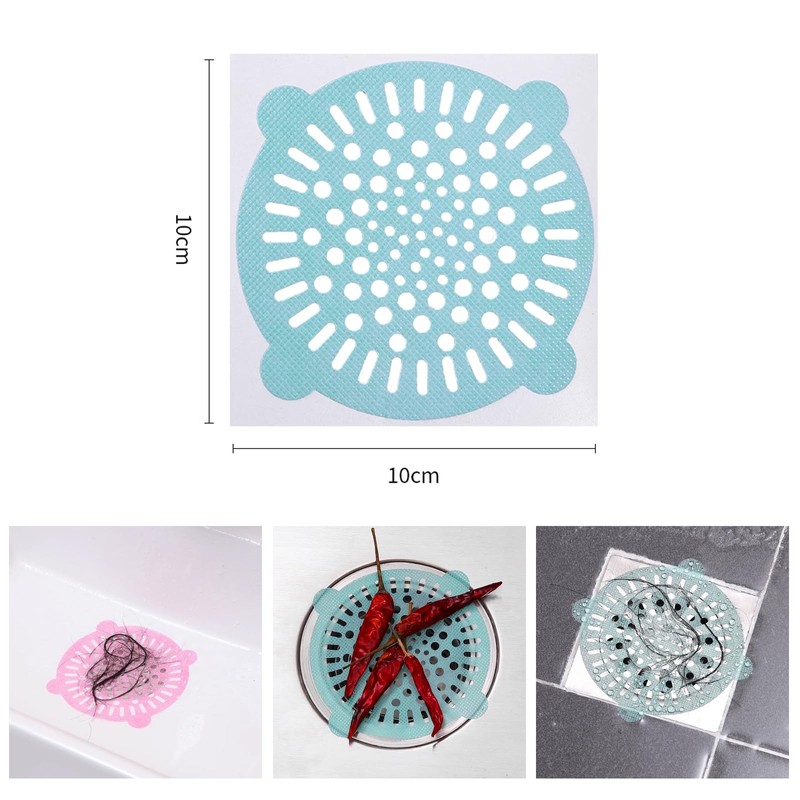 Pack of 50 securely collects hair and discard "poi" in