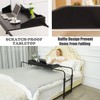 UNICOO® Adjustable Overbed Table, Over The Bed Table with Wheels,