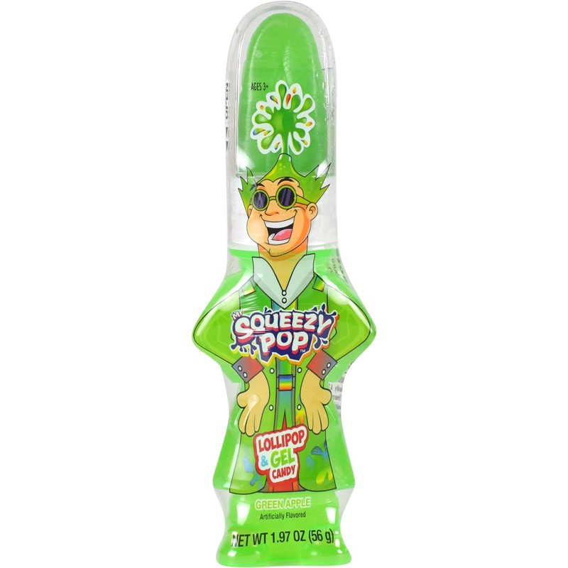 Koko's Mr. Squeezy Pop Lollipop Candy, 1.97 oz (56 g)
