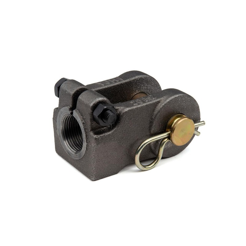 Tie-Rod Clevis Replacement 1-1/4"-12 Thread, Complete Set with Pins, Clips
