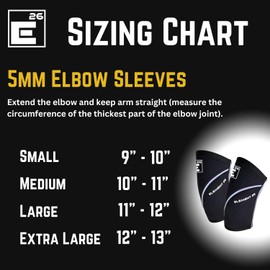 Codera para levantamiento de pesas, 1 par (5 mm) de neopreno para apoyo y compresión, codo para levantamiento de potencia, culturismo, banco y fitness funcional, hombres y mujeres