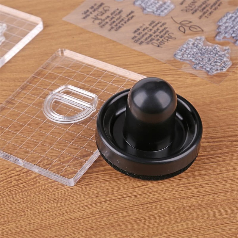 1 x Rubber Stamp Printing Tool for DIY Scrapbooking Craft