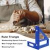 3D Multi Angle Measuring Ruler, 45° & 90° Degree Triangle