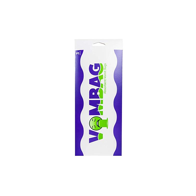 VOMBAG 3 Pack | Absorbent Vomit and Urine Bags
