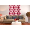 Seamless Retro Pattern Wall Decal | Hexagon Shapes | Modern