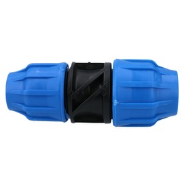 25mm x 20mm MDPE Reducing Coupler Pipe Union Cold Water System Fitting