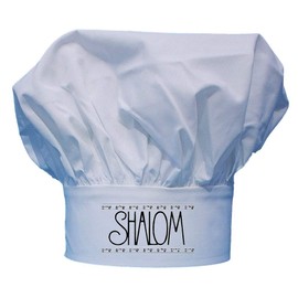Shalom Chef Hat For Jewish Cooking | Jewish Toques
