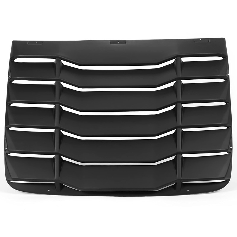 KUAFU Rear Window Louver Compatible with 2016-2020 Honda Civic 2-Door