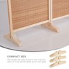 Happyyami Foldable Room Divider Stand, Pack of 3, Screen Panel