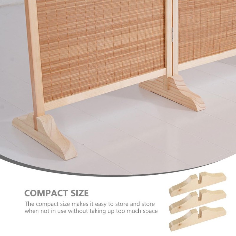 Happyyami Foldable Room Divider Stand, Pack of 3, Screen Panel