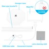 5X Floor Magnifying Glass with Light and Stand, 36 LEDs