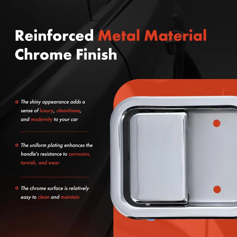 Chrome Interior Door Handle for Western Star 4900 4900E 2002