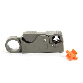 tooloflife Rotary Coaxial Coax Cable Cutter Stripper Tool for RG59 RG6 RG58 Wire