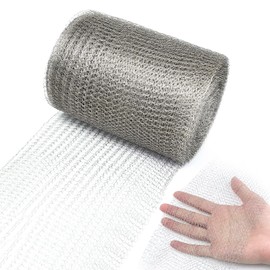 Maschendraht Drahtgitter Edelstahl, 12.7cm x 6m Drahtgeflecht Feinmaschig Edelstahlgewebe Engmaschig für Nagetierschutz, Lochfüller, Schützen von Setzlingen & Samen