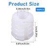 100 Pcs Plastic Dowels for Furniture Plastic Hinge Dowel 0.34"×0.39"