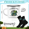 Perthlin 2 Pieces Camping Gift Men 1 Camping King Enamel