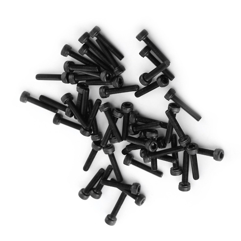 50 Pcs M3 x 16mm Hex Socket Cap Screws Bolts,