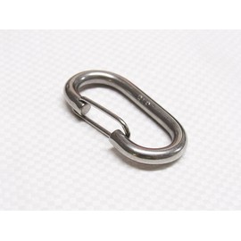 Stainless Steel Chain Link with Safety Catch 4MM