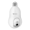 STEREN CCTV-238 Cámara WiFi Robotizada Socket seguidor Movimiento 3MPX, Blanco