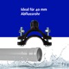 Nature Water Professionals Drain Pipe Clamp 40mm - Ideal for