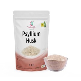 Psyllium Husk Whole 2 lb (32Oz), Use in Smoothies, Cooking and Baking, Unflavored, Fine Ground, 100% Natural, Non GMO, by Yogi's Gift®