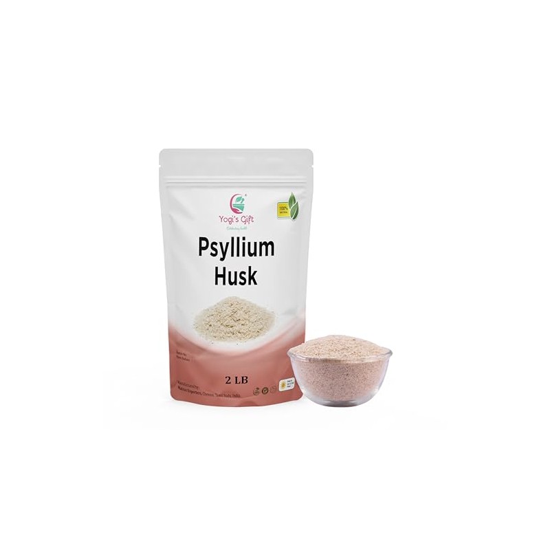 Psyllium Husk Whole 2 lb (32Oz), Use in Smoothies, Cooking