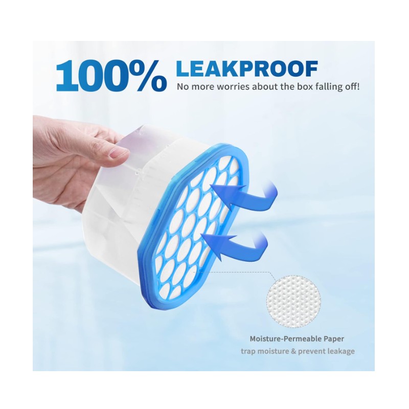 Vacplus Moisture Absorbers 6-Pack - Portable Humidity Control for Home