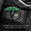 Rebvugr Bling Car Push to Start Button Cover, Switch Button