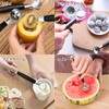 Liroyal Melon Baller Scoops Fruit Scoopers (Set of 2) Ice