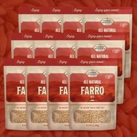 Grain On Farro Emmer Wheat Ancient Grain Superfood Farro Rice 280g x 12 packs / 그레인온 파로 엠머 밀 고대곡물 수퍼푸드 파로쌀 280g x 12팩