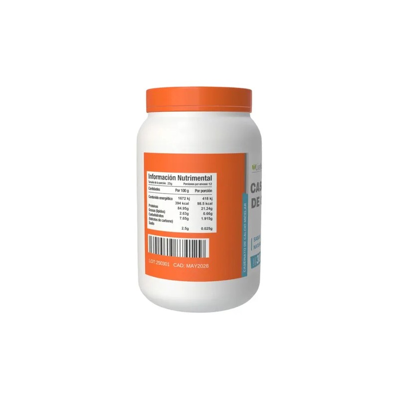 Caseinato De Calcio 300 Gramos Livenature Producto Premium