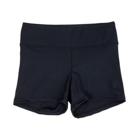 Destira Girls Gymnastic High Waisted Shorts, Black - Compression Athletic Performance Sport Shorts, Ideal for Gymnastics, Practices, Dance, Cheer, Tumbling, and More, Adult S