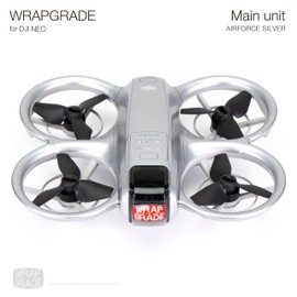 WRAPGRADE Skin Sticker Compatible with DJI NEO Full Wrap (Airforce Silver)