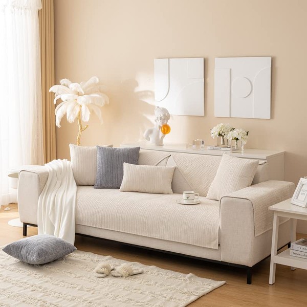 MINGPINHUIUS Sofa Cover 1/2/3/4 Seater Sofa Cover for L Shape
