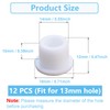 12 PCS Bathtub Jet Covers Silicone Hole Plug White Tube
