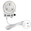 Microscope Camera Adjustable Dimmable LED Ring Light Source Lamp for