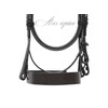 Aces Equine HUNTER BRIDLE BLACK WITH 2" NOSEBAND & 1"