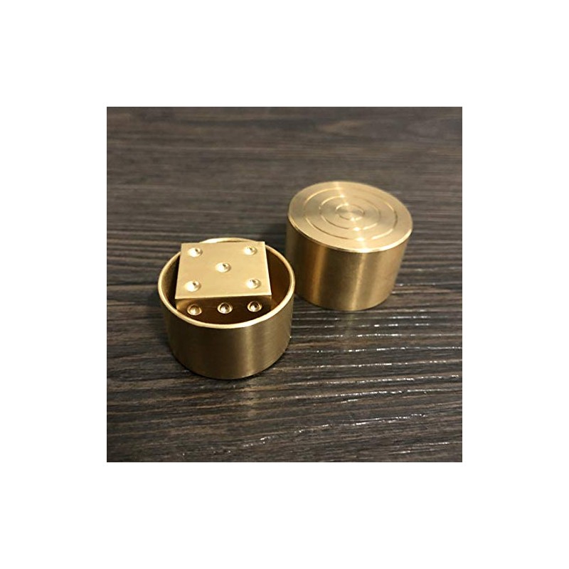 Super Mental Die (Brass) Magic Tricks Magician Close Up Illusions