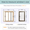 Magnetic Window Screen, DIY Window Screen for House Adjustable Fiberglass