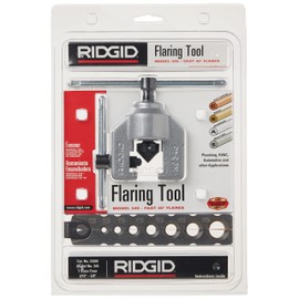 RIDGID 23332 345 Flaring Tool, Pipe Flaring Tool for 45-degree flares Gray Small