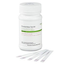 SimplexHealth Chloride Check Water Test Strips (50 Strips) Test Levels: 0, 50, 100, 250, 500 ppm (mp/l)